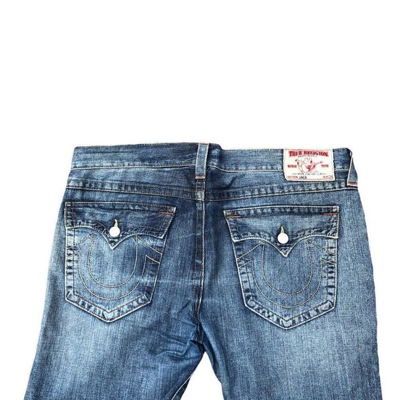True Religion Jeans Size 38 JACK Blue - Picture 6 of 8